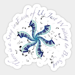 Song Inside Us All Sticker